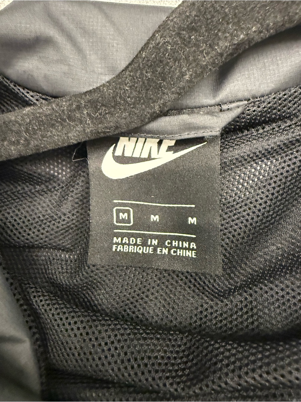 Nike Floral Black Bomber Jacket with Multicolor Blooms - Picture 2 of 2